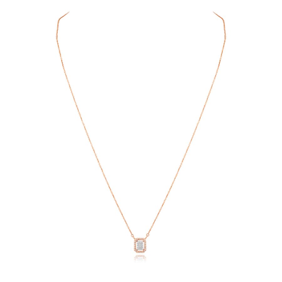 Modern Radiance Diamond Necklace