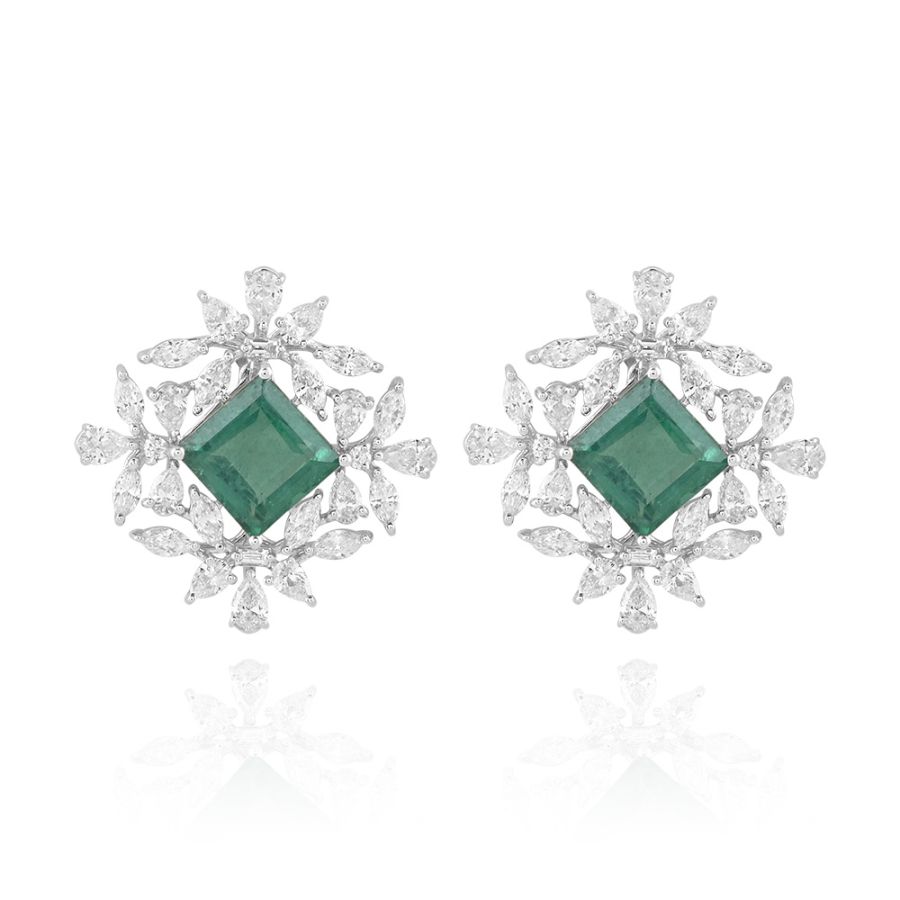 Graceful Diamond Bridal Earrings