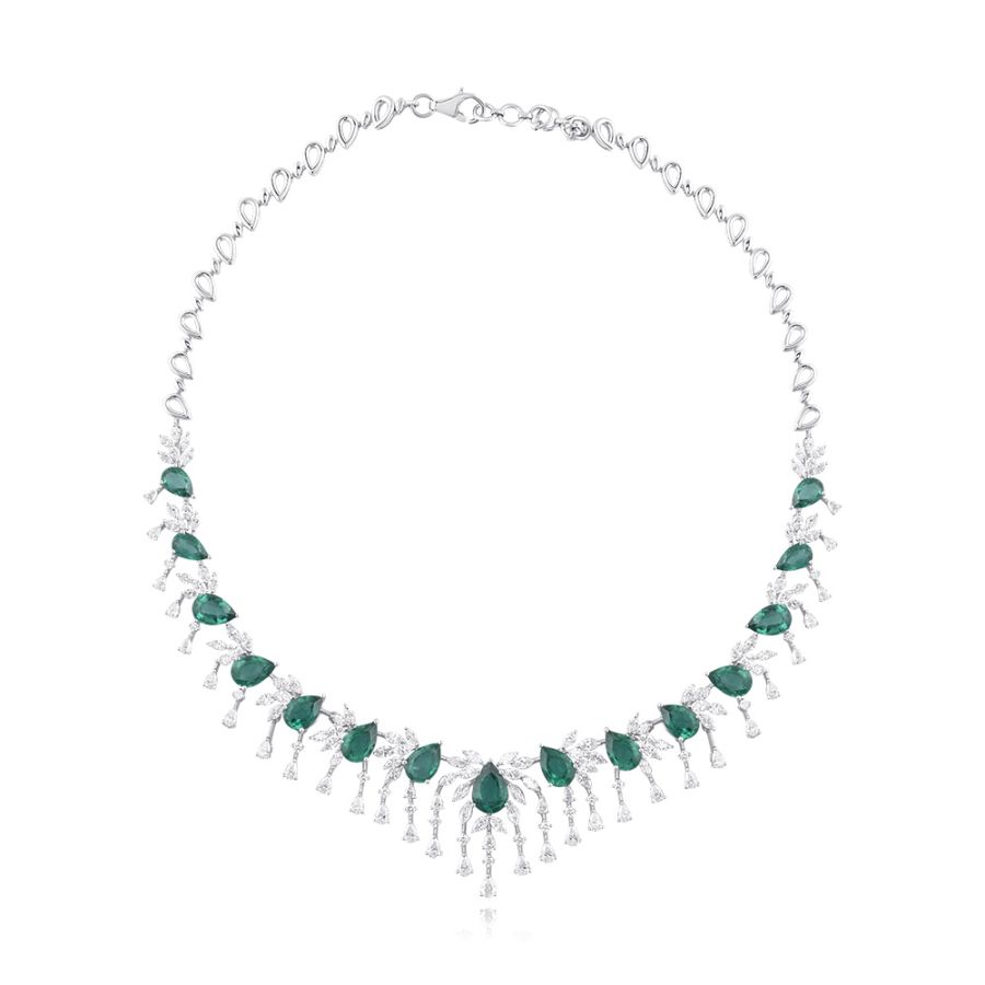 Luminous Bridal Diamond Necklace