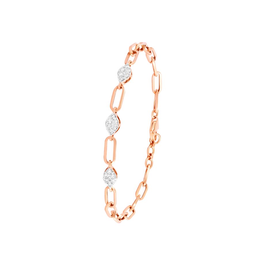 Opulent Paper Clip Bracelet For Women