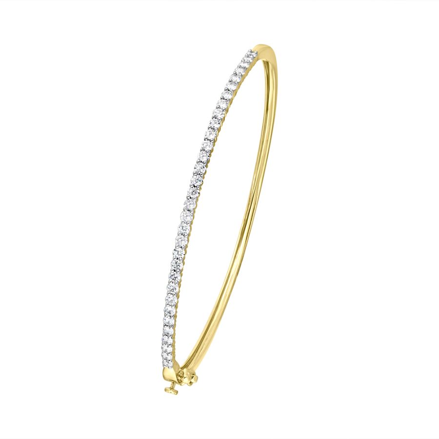 Delicate Crown Star Bracelet in Yellow Gold
