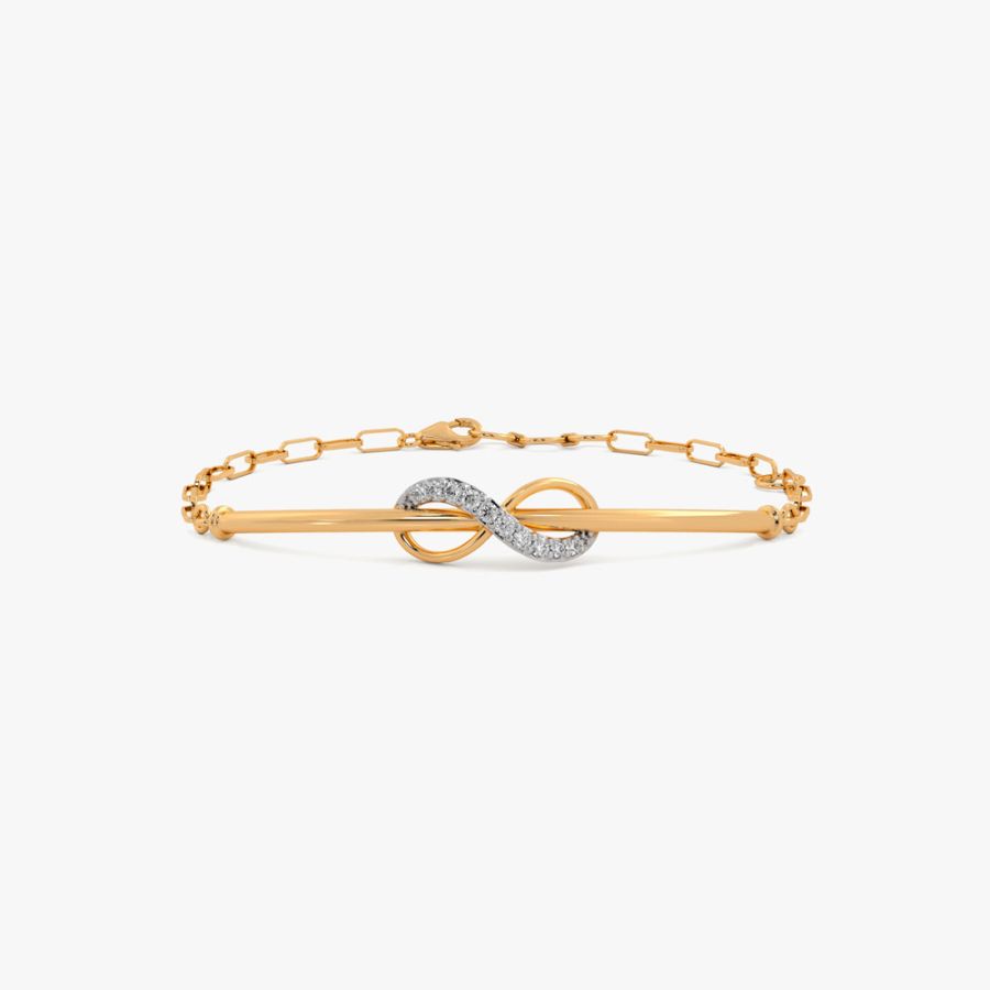 Infinity Design Diamond Bracelet