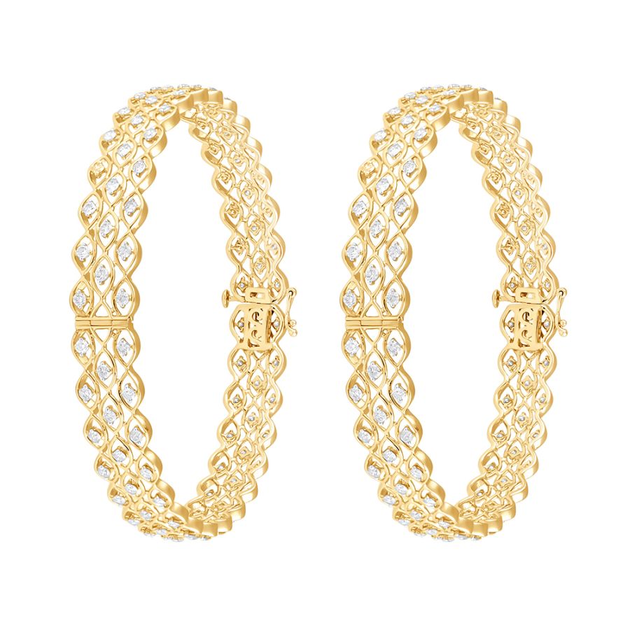 Aesthetic Diamond Bangles
