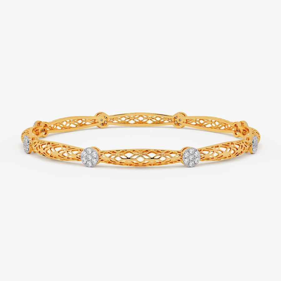 Timeless Geometric Yellow Station Bangle