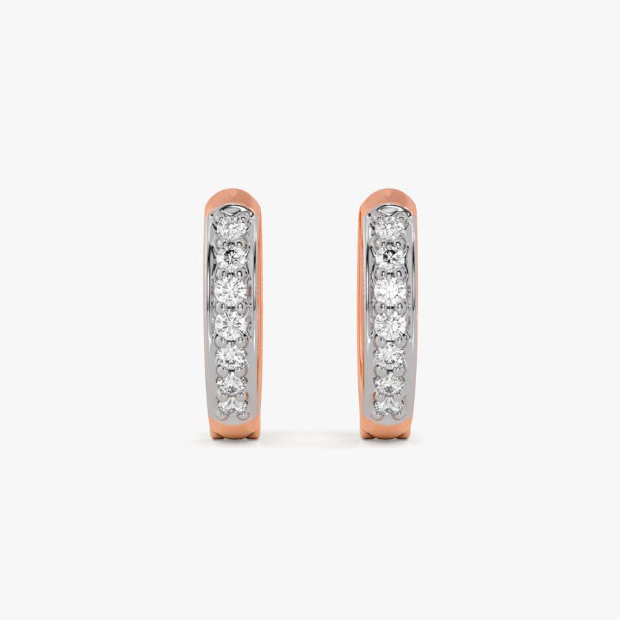 Rose Gold Hoop Earrings