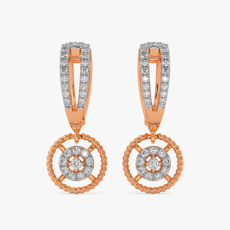 Breathtaking Diamond Danglers