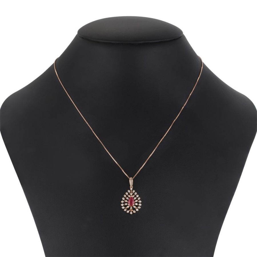 Mesmerising Rose Gold and Diamond Pendant