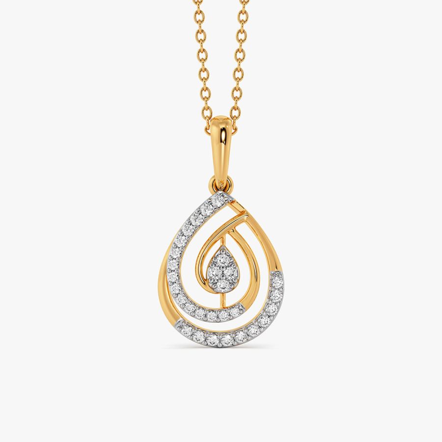 Everyday Elegance 14Kt Yellow Gold Diamond Pendant