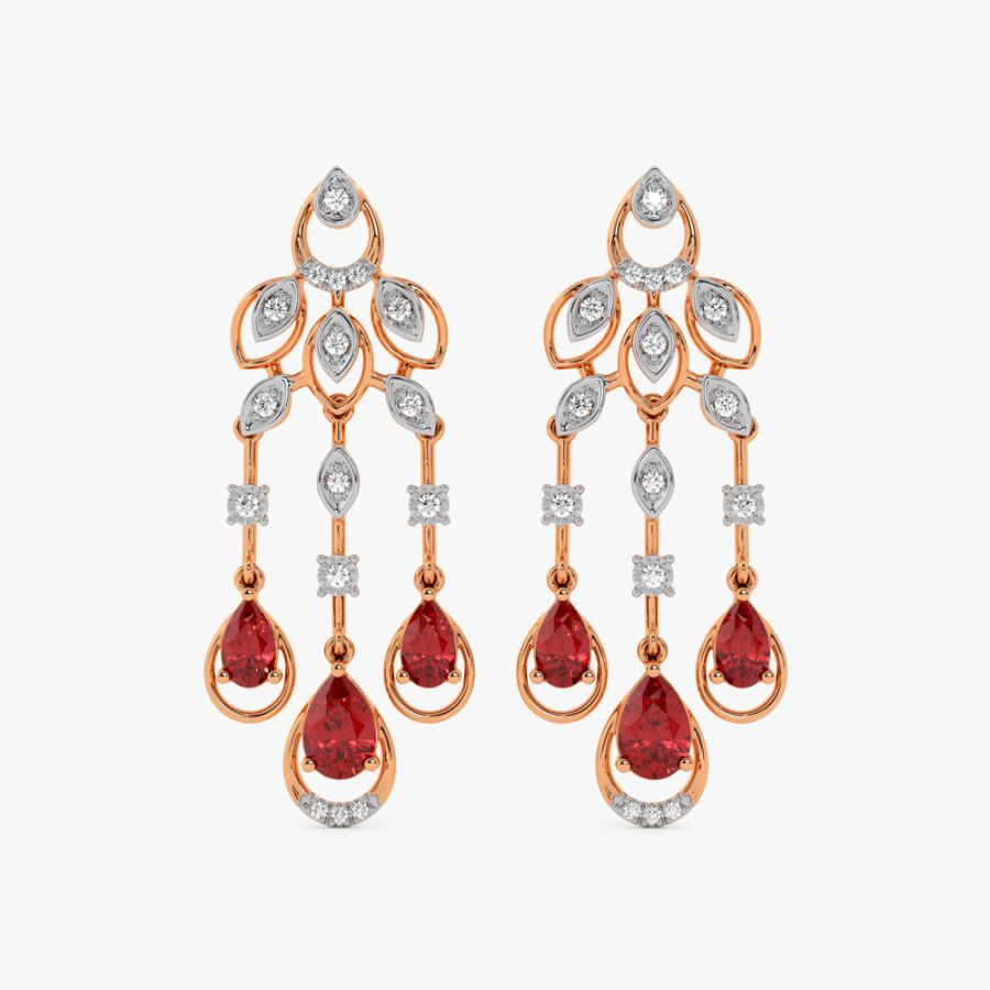 Pretty Diamond Astra Earrings