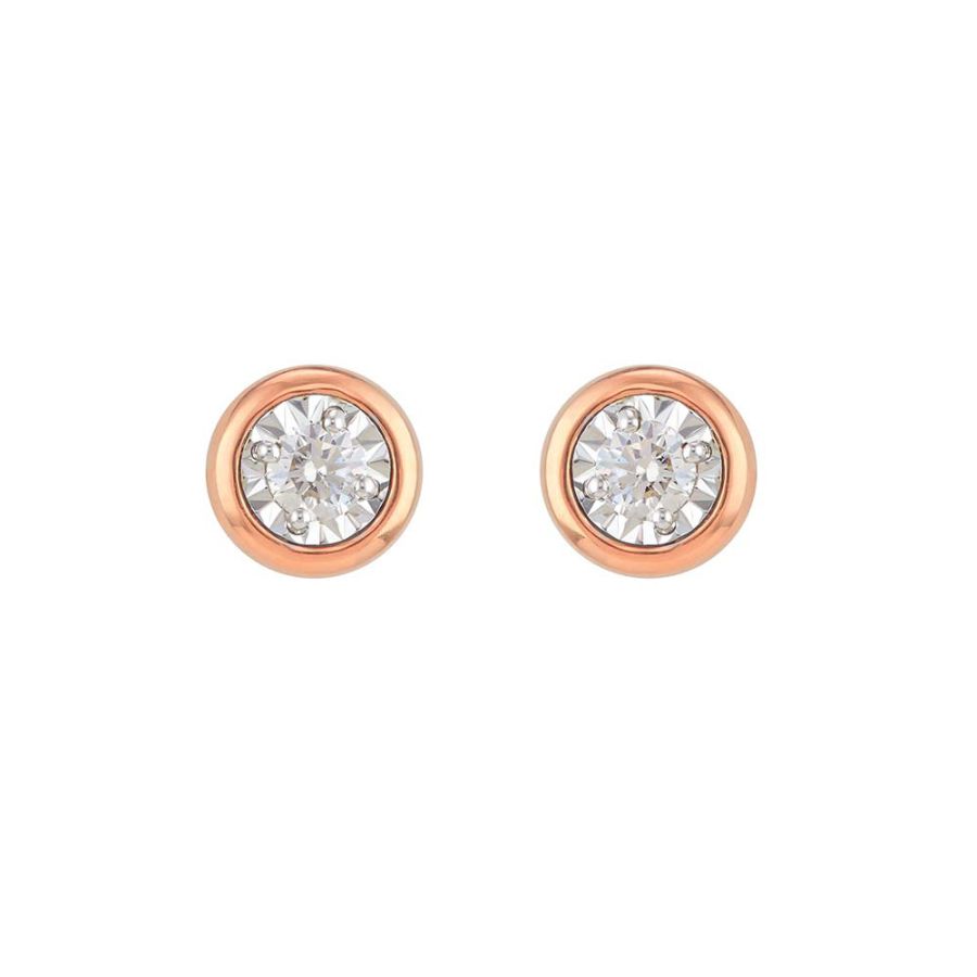 Elegant Diamond Embedded Studs