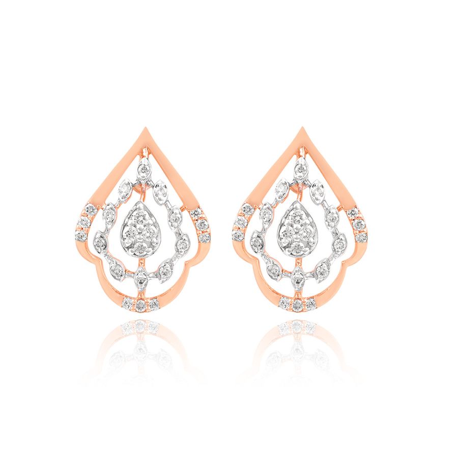 Diamond Versatile Teardrop Earrings