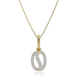 Everyday Stylish 9KT Yellow Gold Diamond Pendant