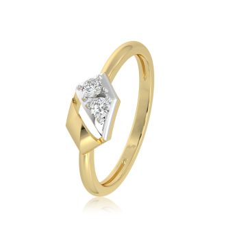 Versatile Everyday 9KT Yellow Gold Diamond Ring