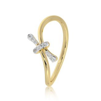Timeless Knot 9KT Yellow Gold Diamond Ring