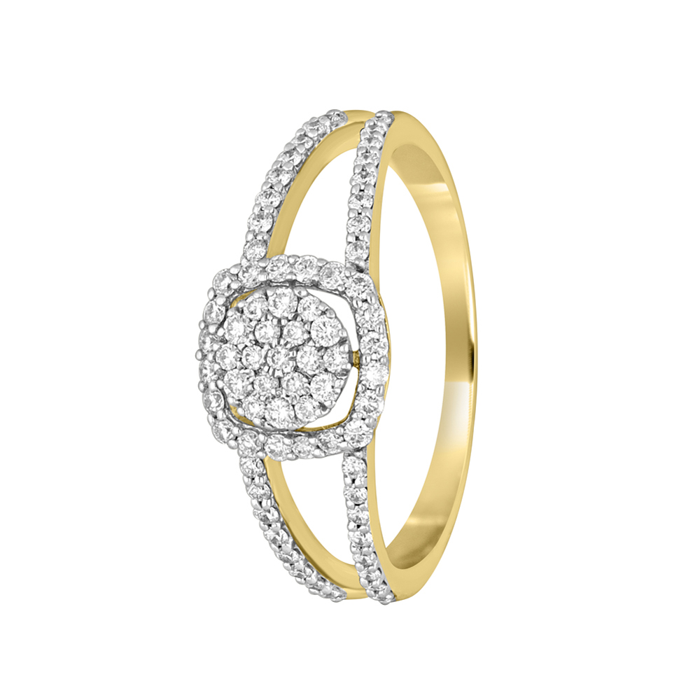 Round Diamond Finger Ring