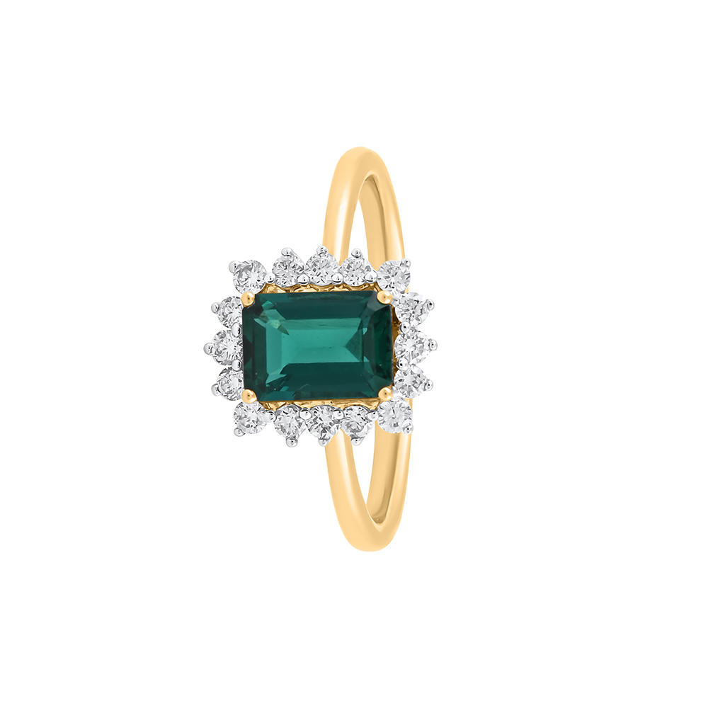 Elegant Diamond Cocktail Finger Ring
