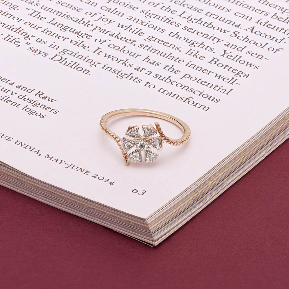 Classic Casual Rose Gold Finger Ring