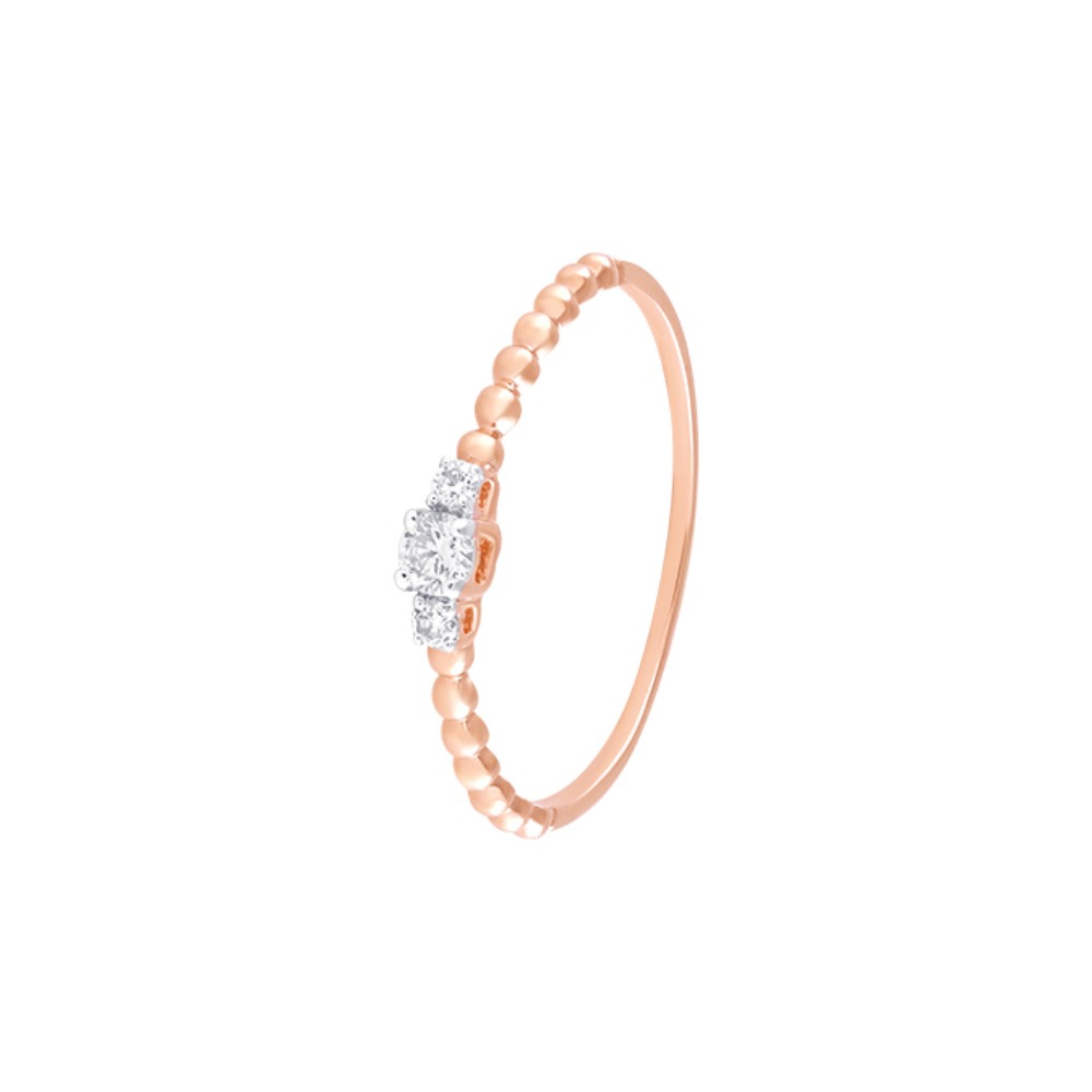 Antique Rose Sparkle Womens Diamond Ring